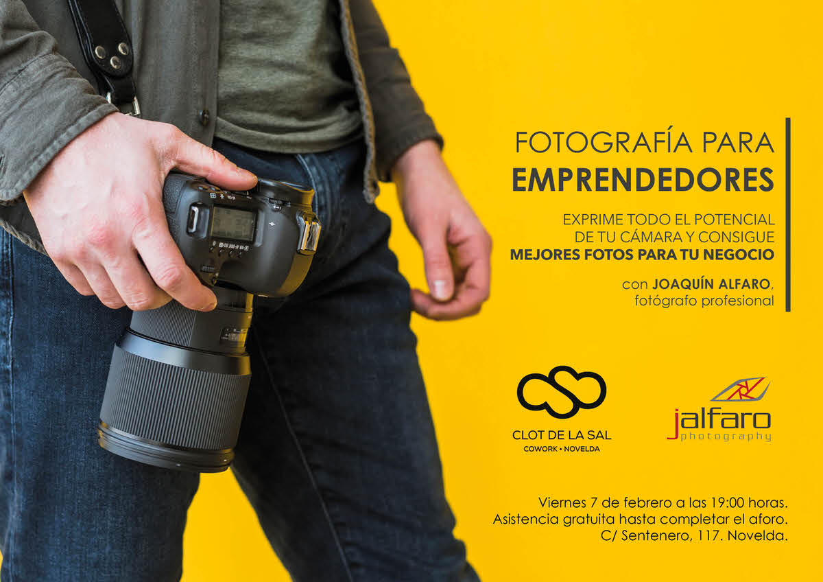 Charla-Taller: Fotografía para Emprendedores
