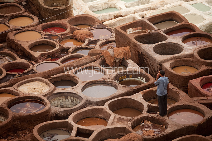 Curtiduría de Fez - Marruecos